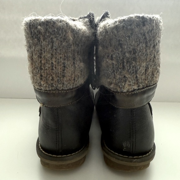 Remonte Black Boots with Knit Cuff - Wear long mid calf or short ankle - Size 7 - Picture 8 of 12